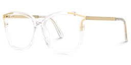 Sidibe Square Clear Glasses1