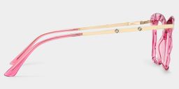 Juliet Pink Rectangle Glasses3