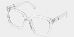 Ebony Square Clear Glasses4