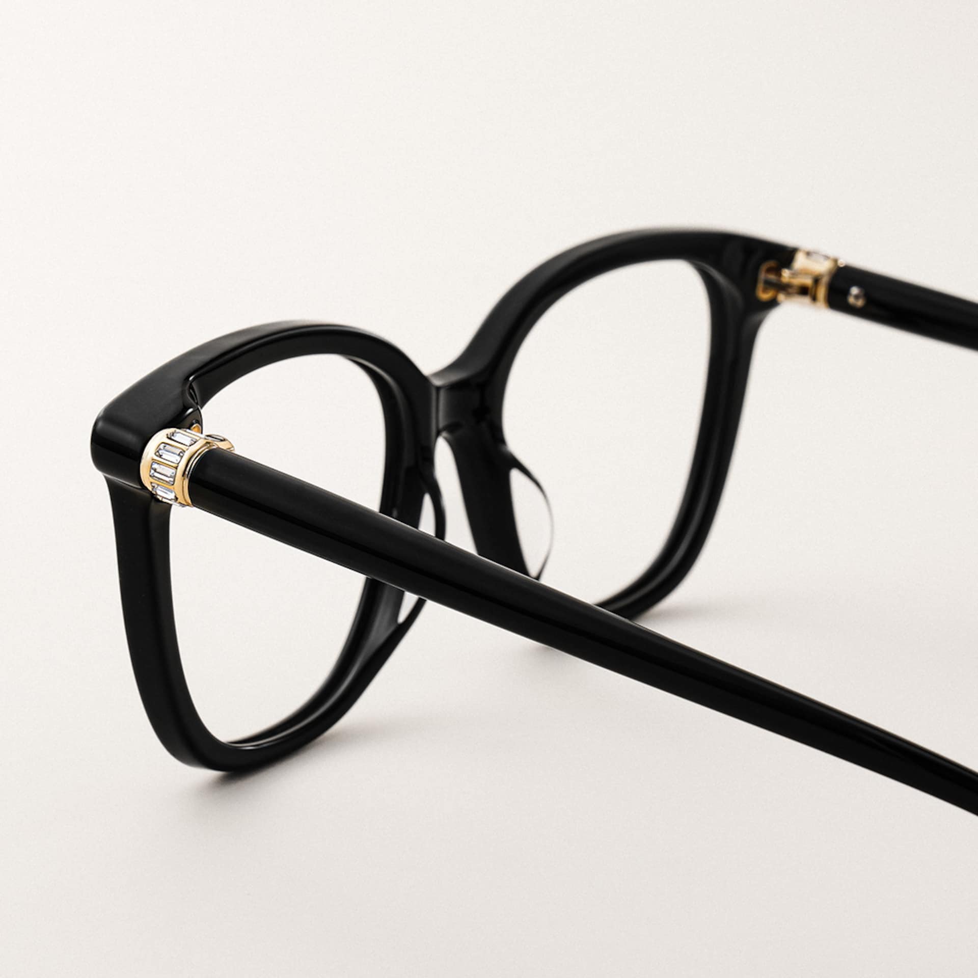 Square Black Eyeglasses- Miles Acetate Frame Glasses2