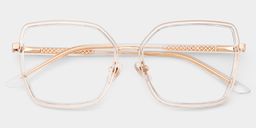 Jill Clear Square Glasses1