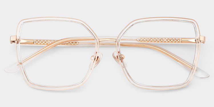 Jill Clear Square Glasses
