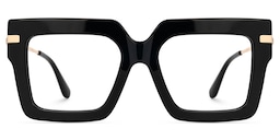 Radic Square Black Glasses0