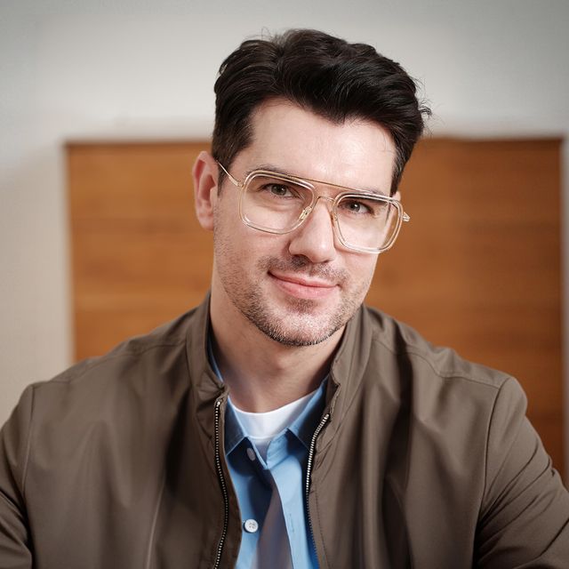Gifford Aviator Clear Glasses hover