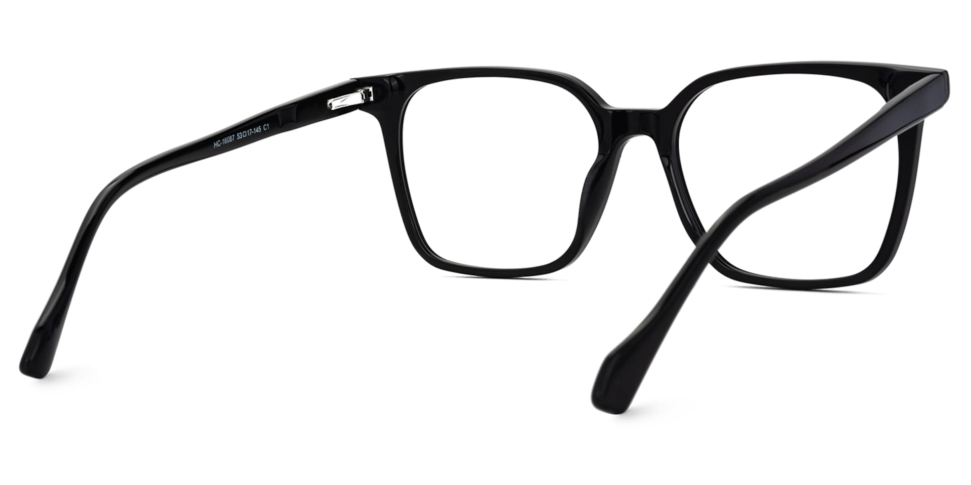 Square Black Acetate Eyeglasses Frames4
