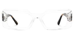 Tasew Rectangle Clear Glasses0