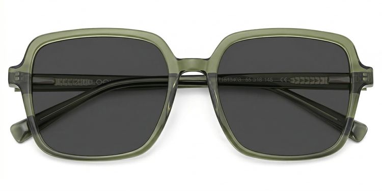 Ember Square Green Glasses