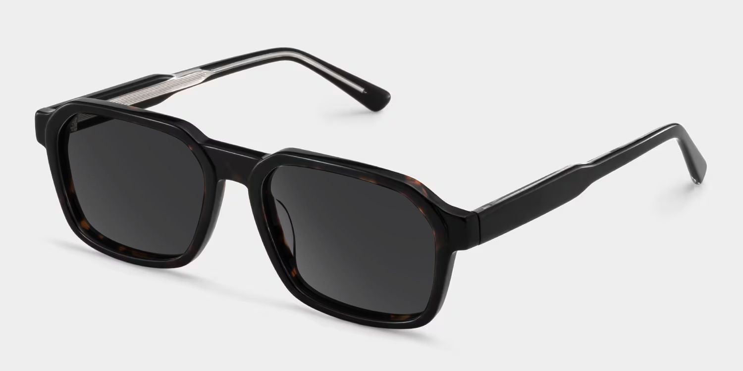 Arden Rectangle Tortoise Frame Eyeglasses for Man| ZEELOOL2