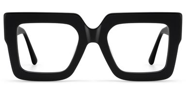 Brandon Square Black Glasses
