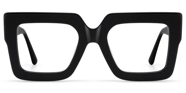 Brandon Square Black Glasses