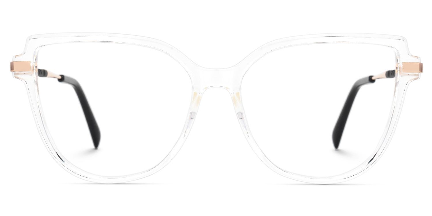 Eisan Thin Clear Clear Eyeglasses with Cat eye | Zeelool0