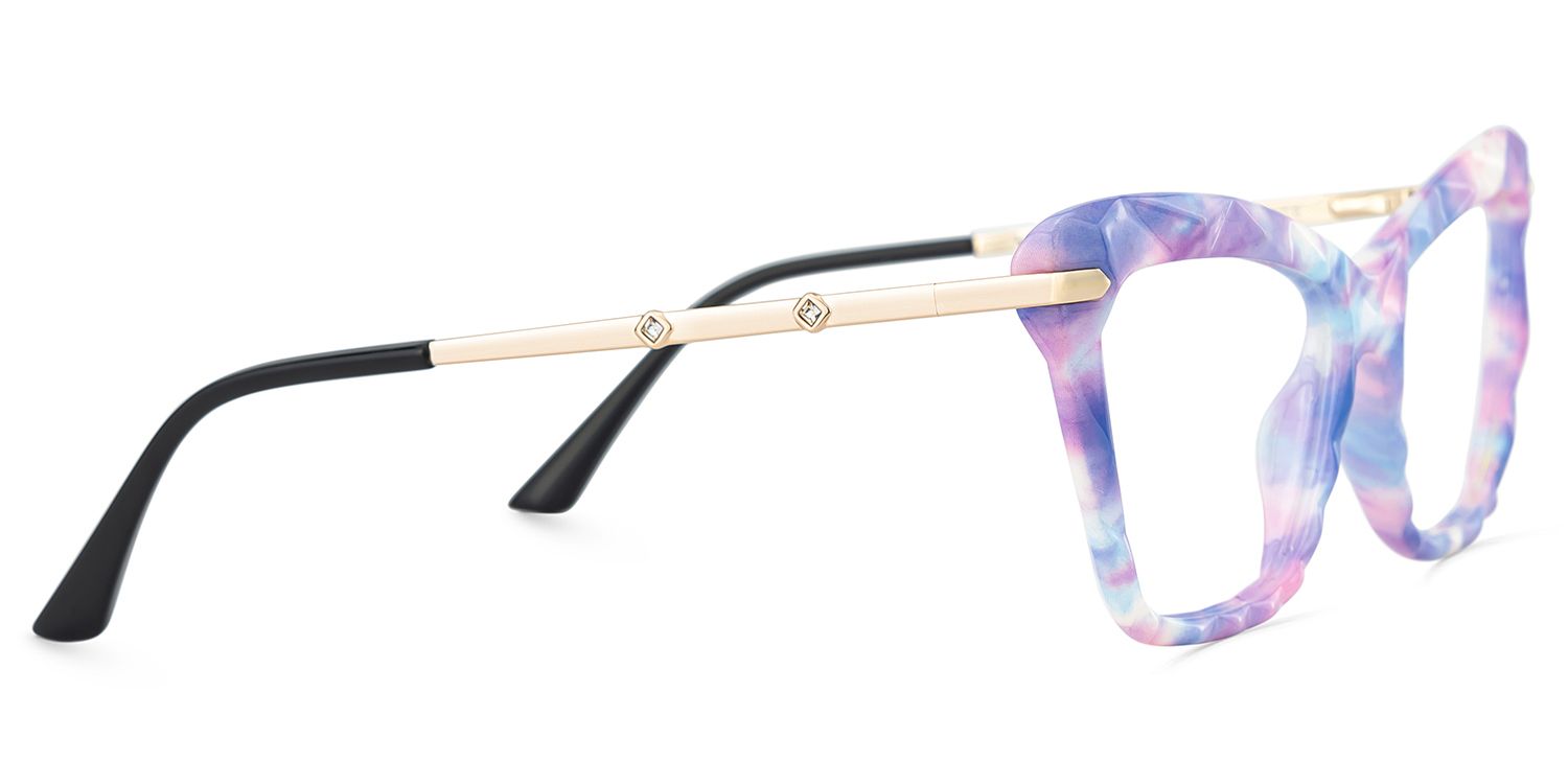 Juliet Cateye Purple TR90 Frame Glasses | Zeelool Optical4