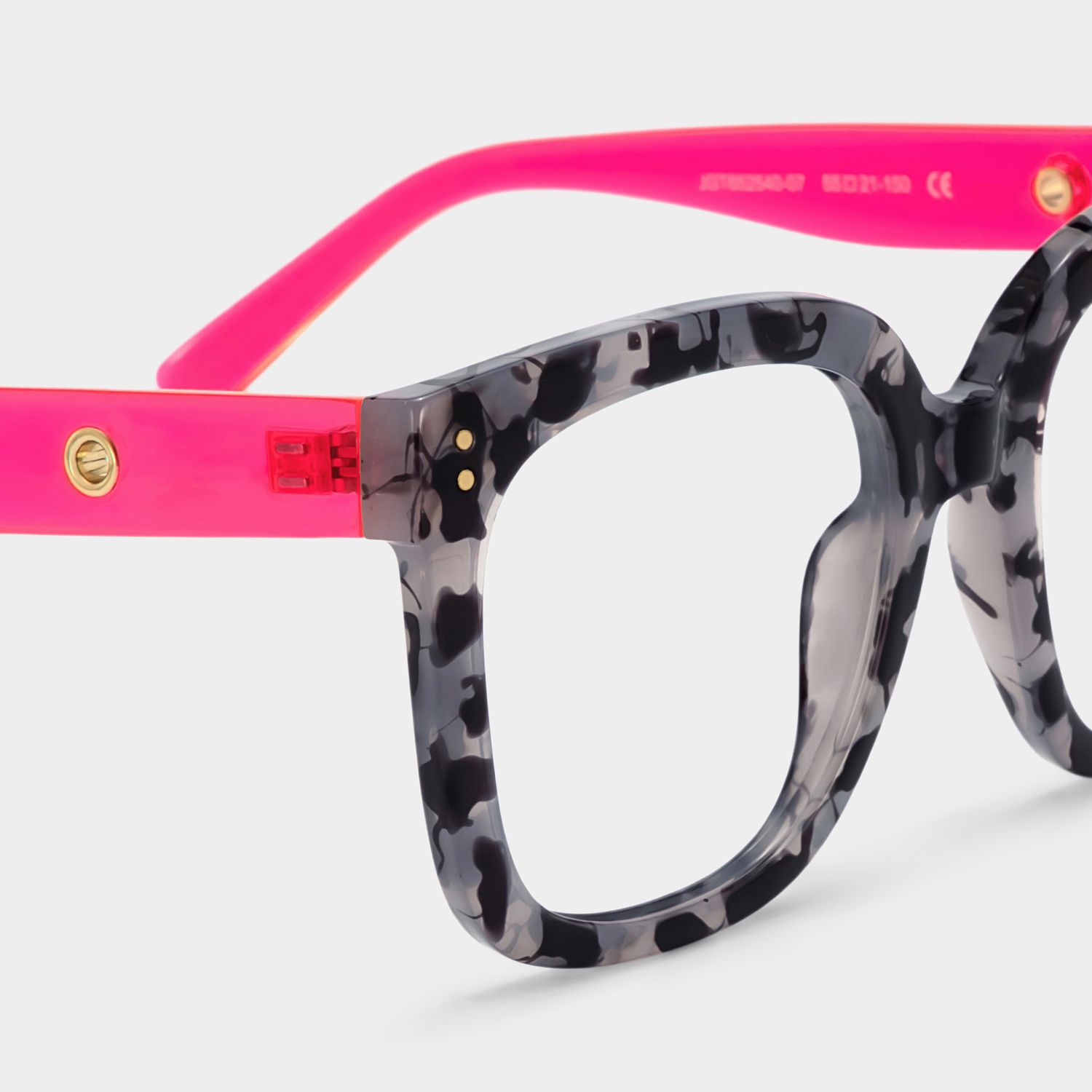 TR90 Ebony Eyeglasses, Ebony Square Glasses -Zeelool Glasses