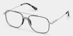 Poppy Black Aviator Glasses3