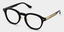 Frances Round Black Glasses3