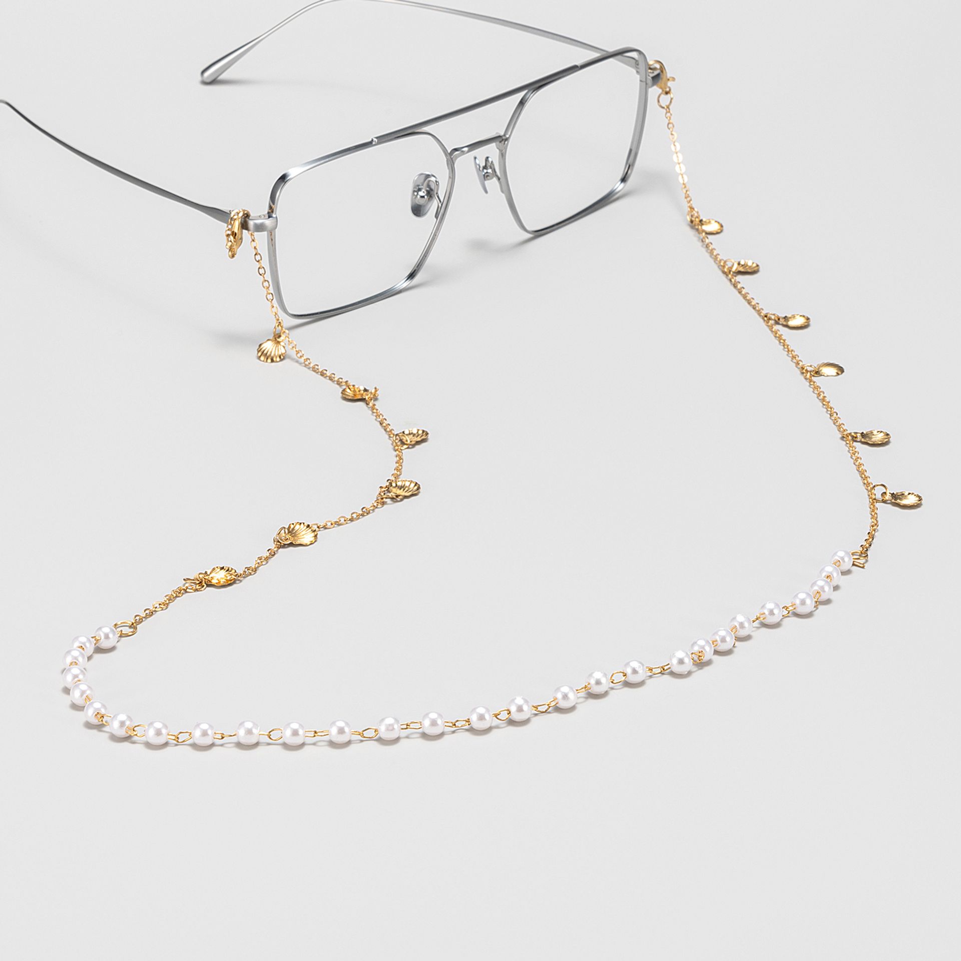 Fashion Pearl Non-slip Metal Chains | Zeelool Glasses0