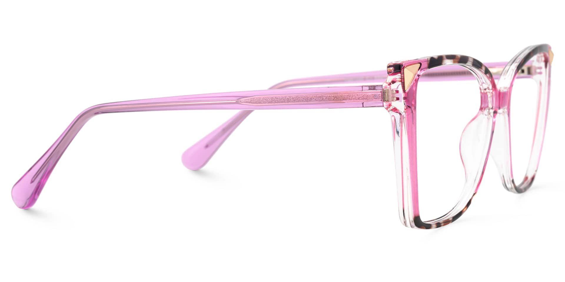 Women's Pink Glasses Frames With Butterfly Shape3