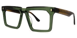 Moreland Rectangle Green Glasses1