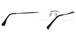 Cetina Rectangle Brown Glasses3