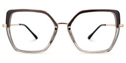 Keller Geometric Black Glasses0