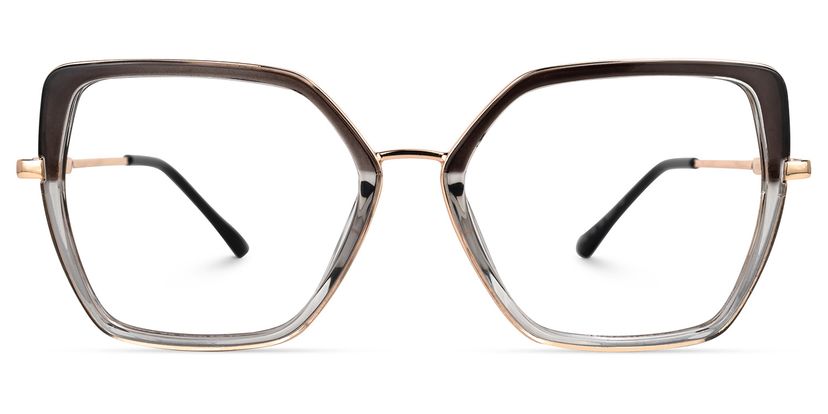Keller Geometric Black Glasses