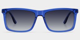 Morgan Rectangle Blue Glasses0