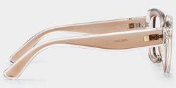 Rosie Clear Brown Butterfly Glasses3