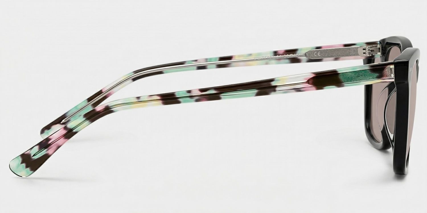 Layla Acetate Black Frame Sunglasses | ZEELOOL3
