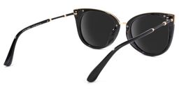 Dalton Cat Eye Black Sunglasses4