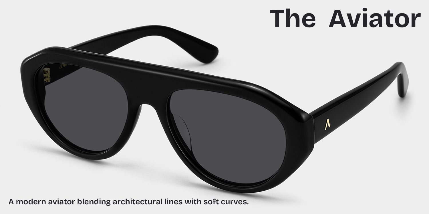 ZEELOOL x Aimee Song The Aviator Black Sunglasses
