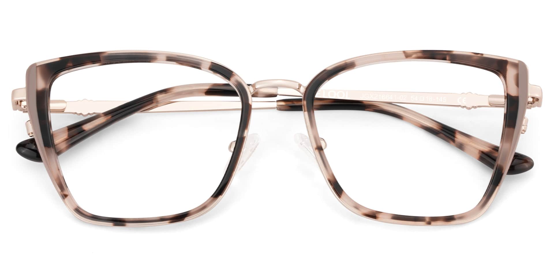 Juniper Eyeglasses in Square Tortoise Frame | Zeelool2