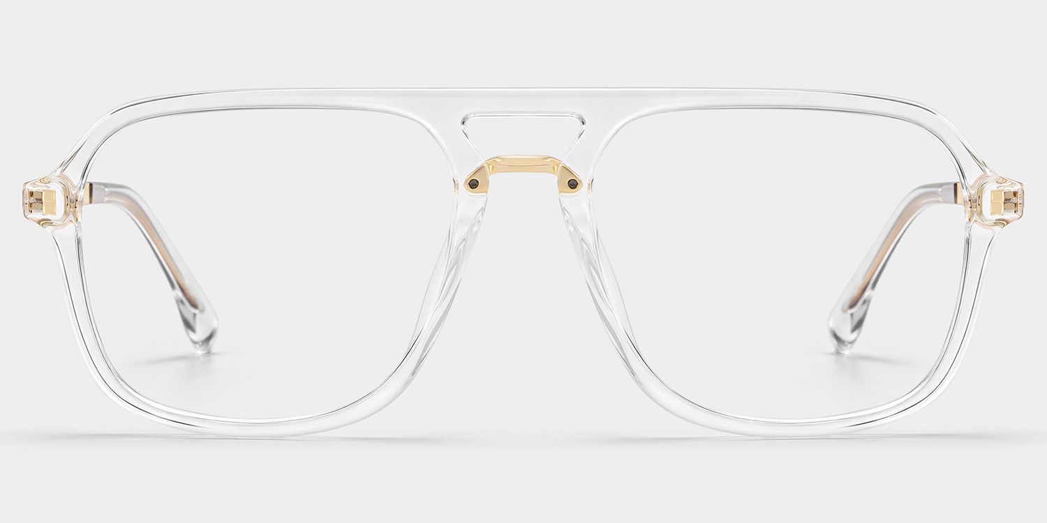 Aviator Kilworth Clear Glasses deals -Zeelool Glasses1