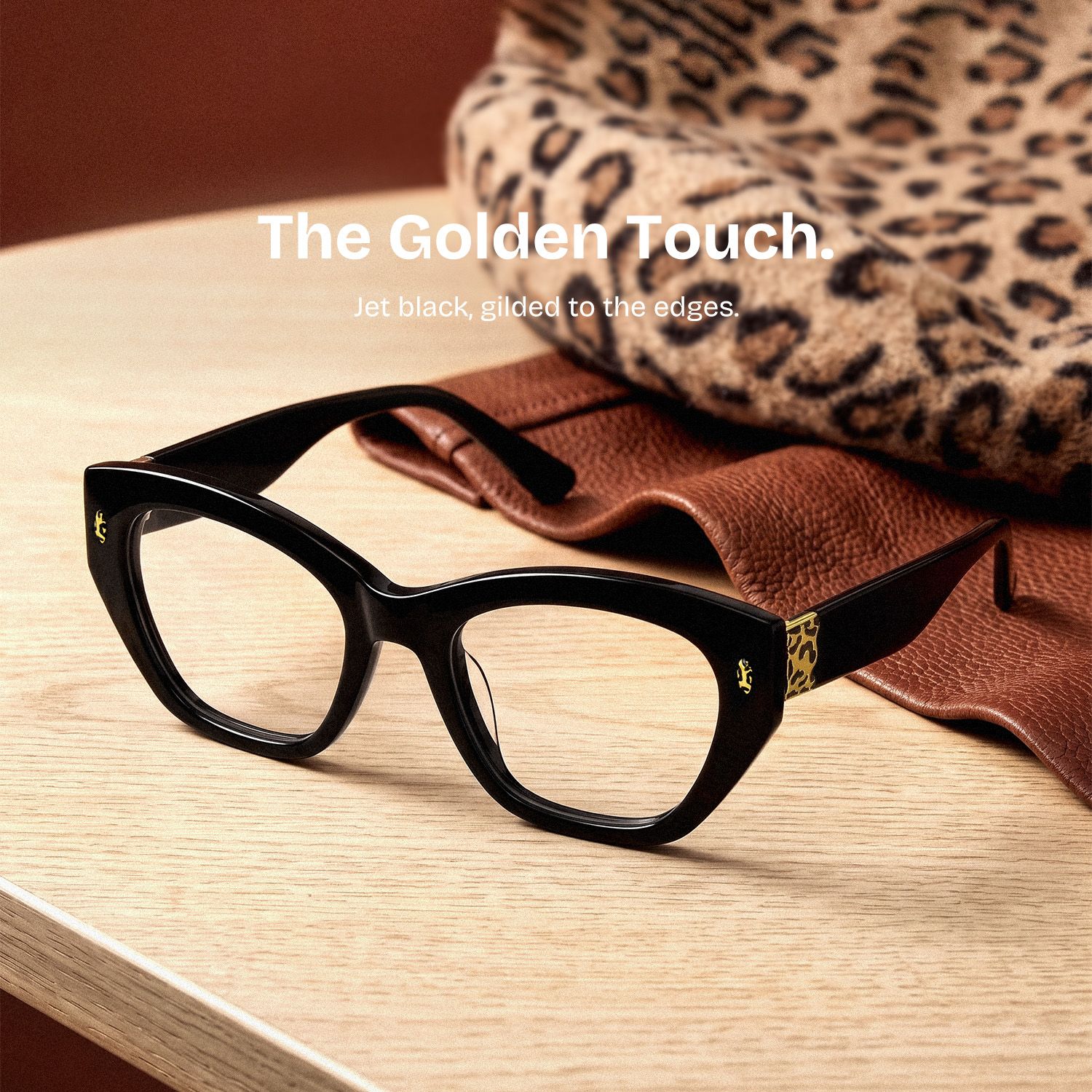Dillon Black Cat-Eye Glasses | ZEELOOL0