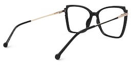 Kristen Cateye Black Glasses3