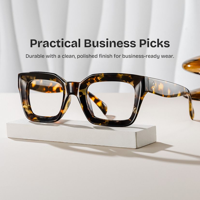 Nevaeh Square Tortoise Glasses