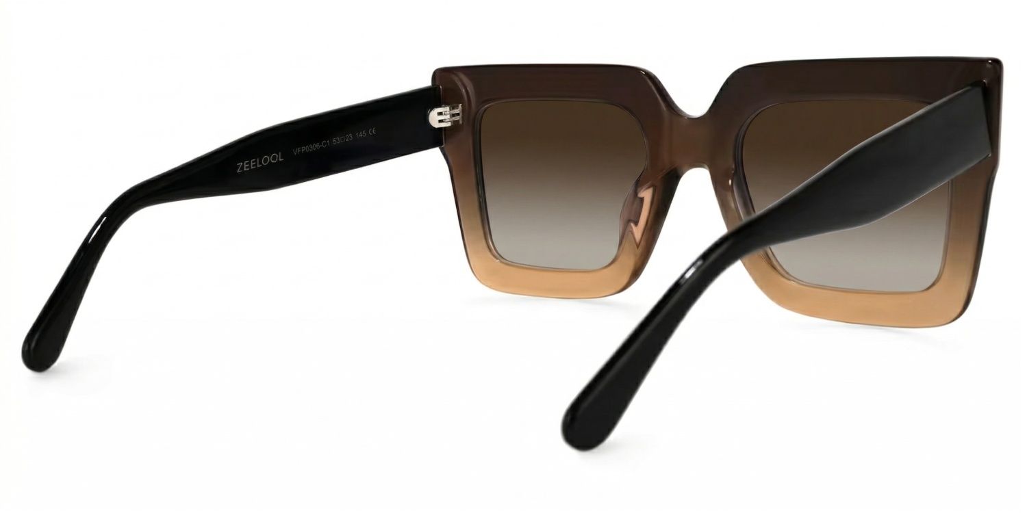 Brandon Brown Square Frame Glasses, Thick Tawny Frames3