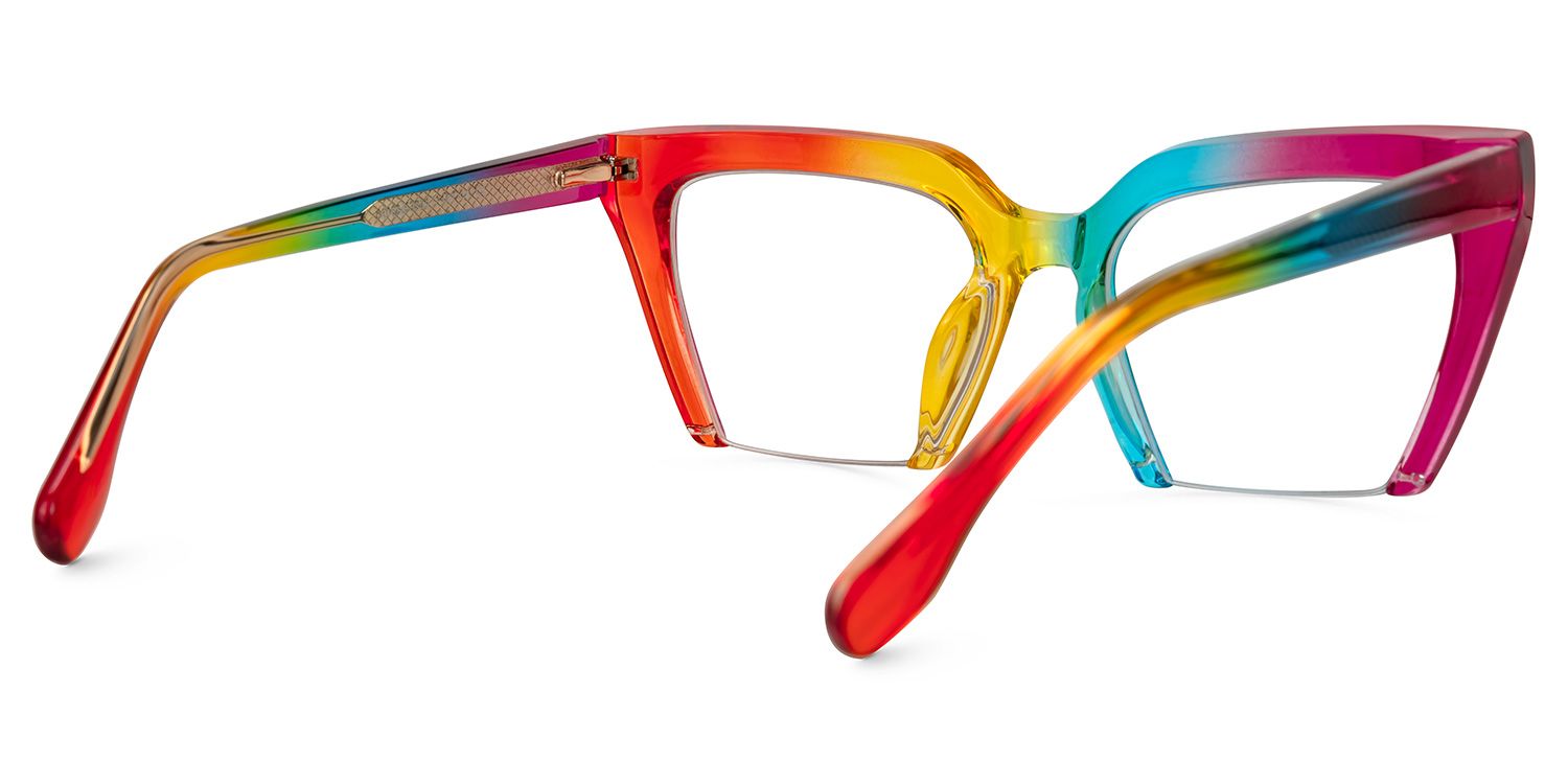 Shaun Cateye Multicolor Glasses2