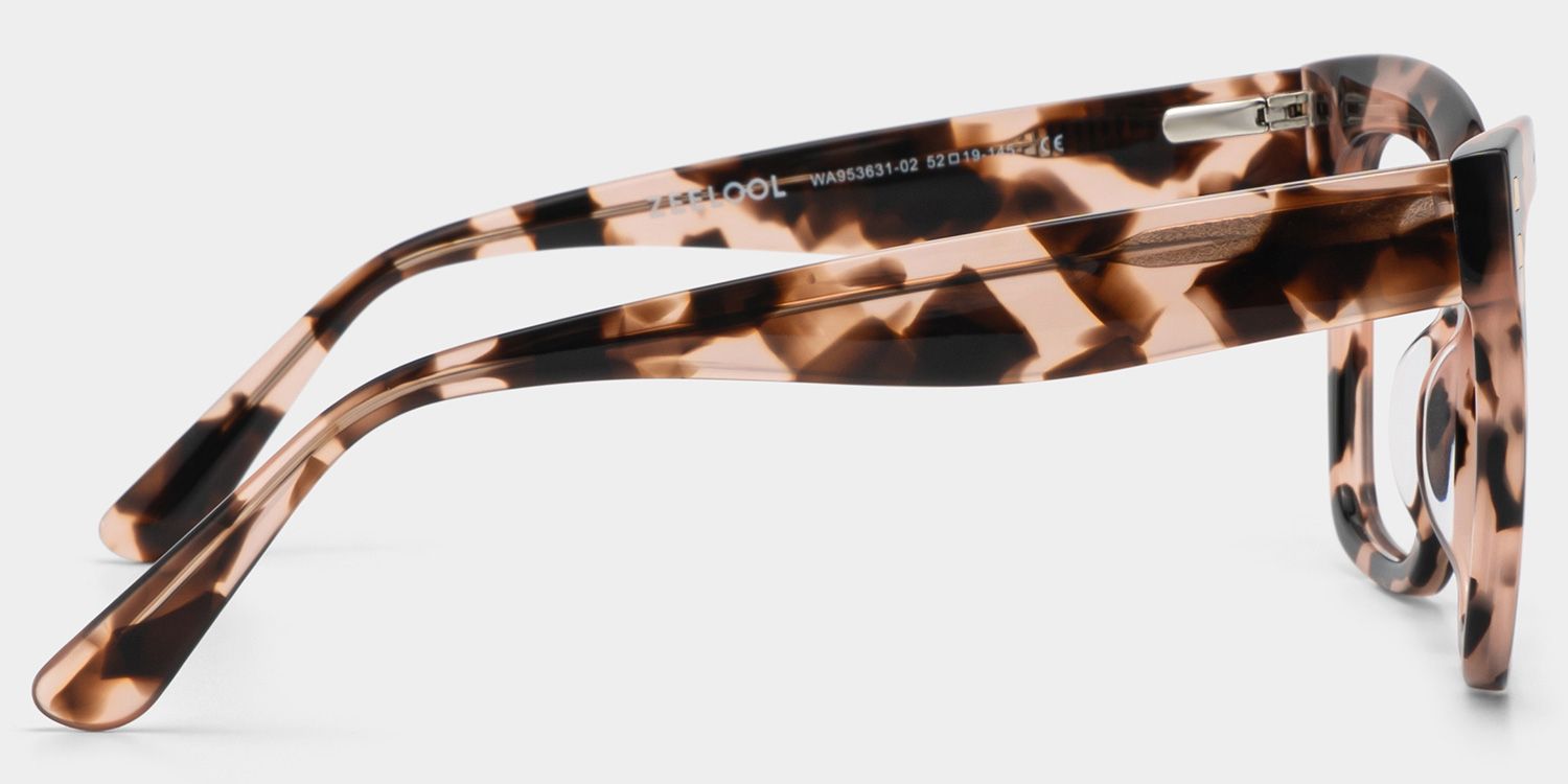 Minguela Square Cheetah Print Tortoise Glasses | Zeelool