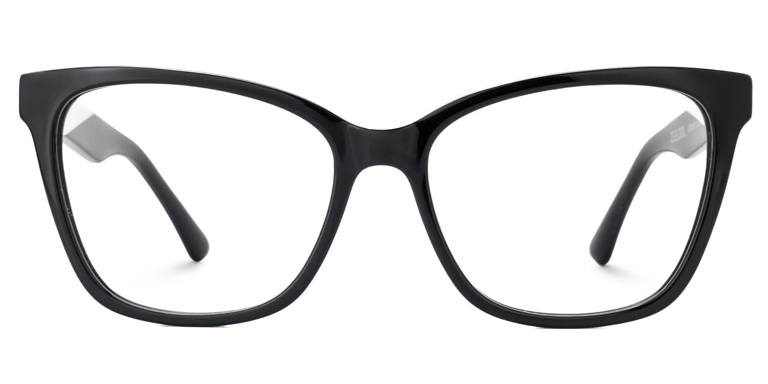 Shinana Black Frames Glasses Designer With Acetate Material1