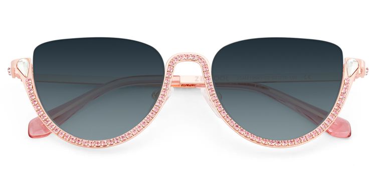 Sparkle Pink Cat eye Sunglasses