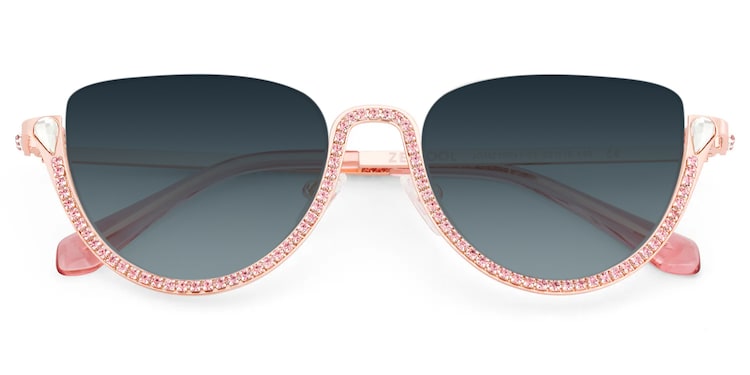 Sparkle Cateye Pink Sunglasses