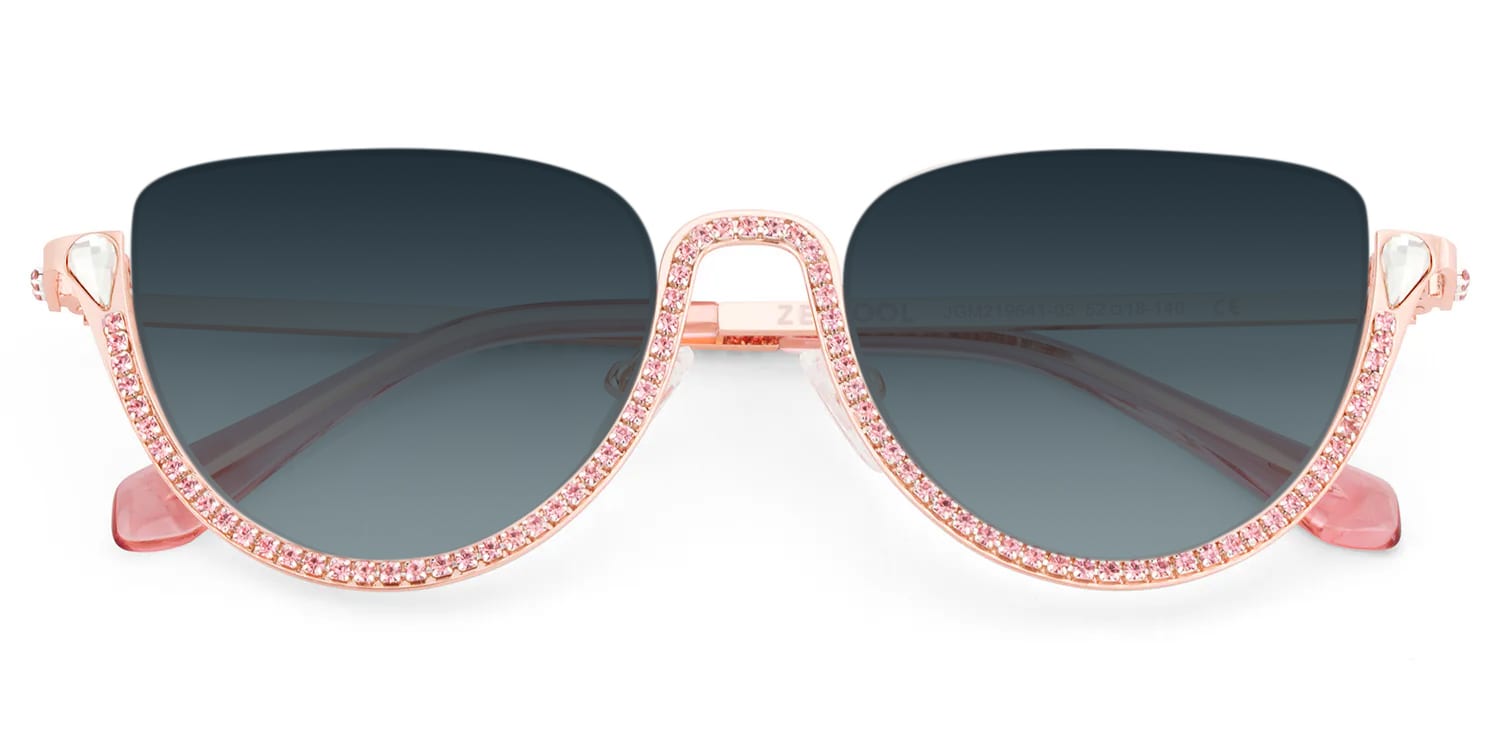 Sparkle Cateye Pink Sunglasses