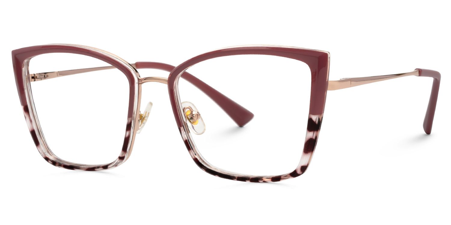 Mariie Butterfly Red Full-Frame Glasses | Zeelool1
