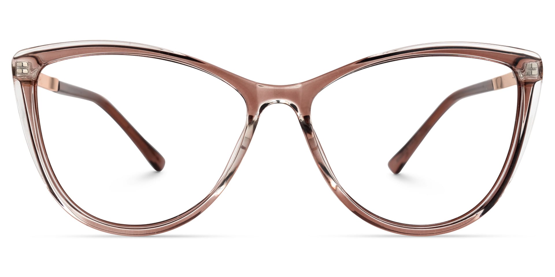 Cateye Pryor Brown Glasses deals -Zeelool Glasses0