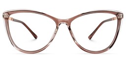 Pryor Cateye Brown Glasses0
