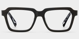 Richard Black Rectangle Glasses0