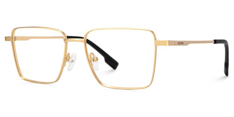 Shareef Square Gold Glasses