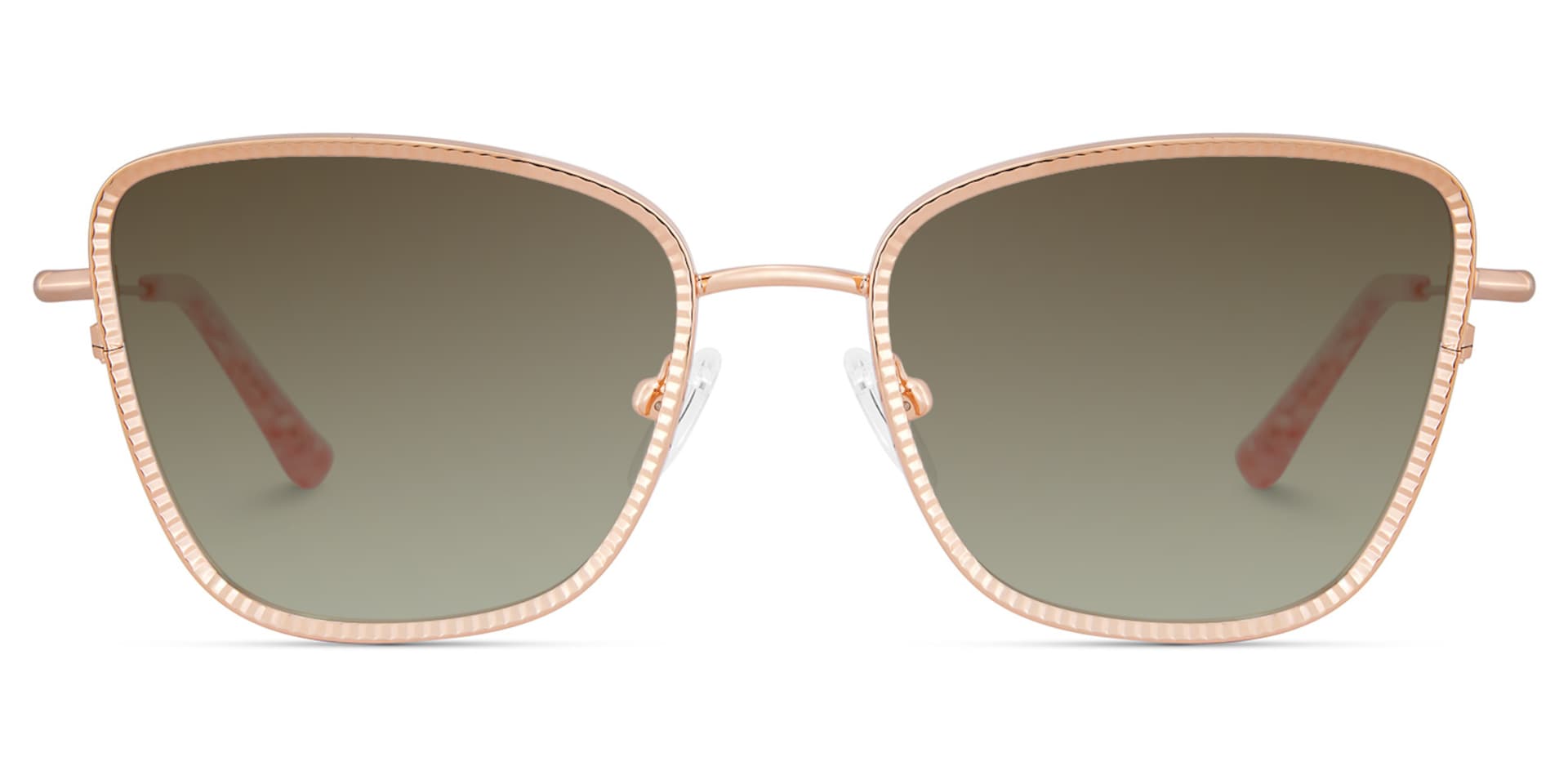 Rose Gold Metal Glasses Frames0