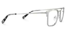 Chaney Rectangle Silver Glasses3