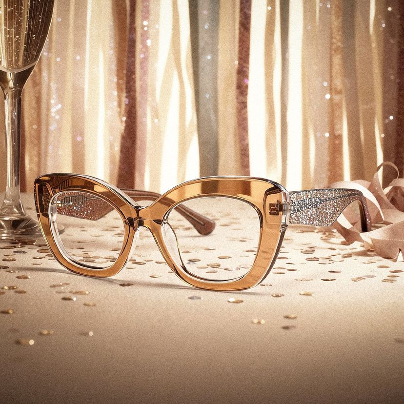 Mireille Butterfly Brown Glasses